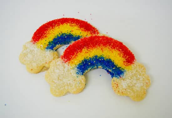 Rainbow Sanding Sugar Cookies