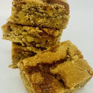 Caramel Walnut Blondies